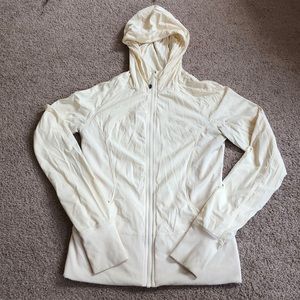 Lululemon Cream Zip-up Jacket